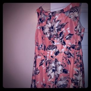 Beautiful bold floral print dress